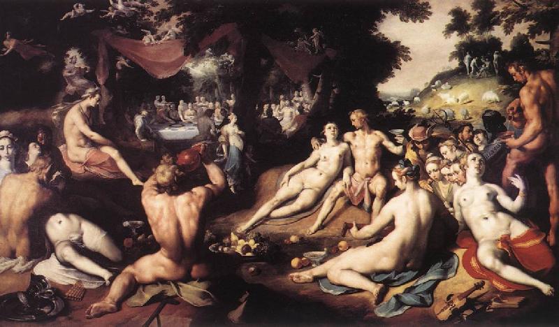 CORNELIS VAN HAARLEM The Wedding of Peleus and Thetis df oil painting image